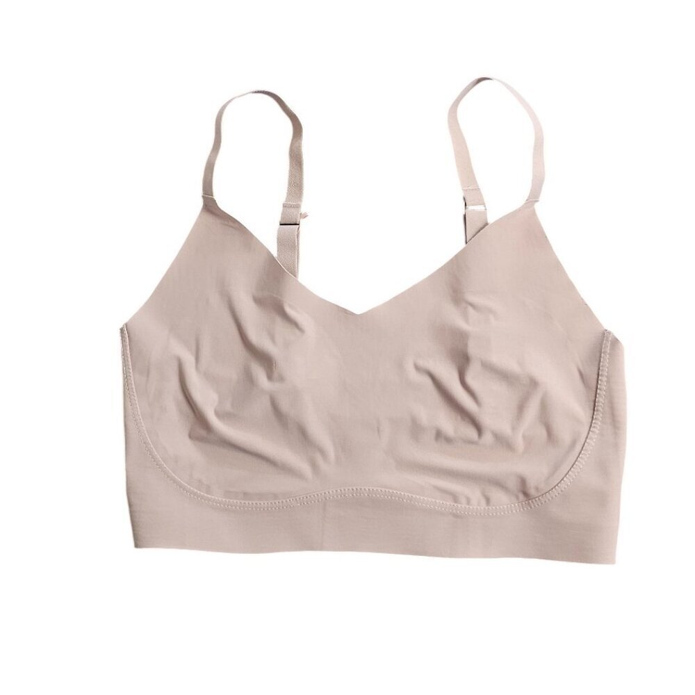 Thirdlove Womens Wireless, Unpadded Bralette, Pink, Size 1X